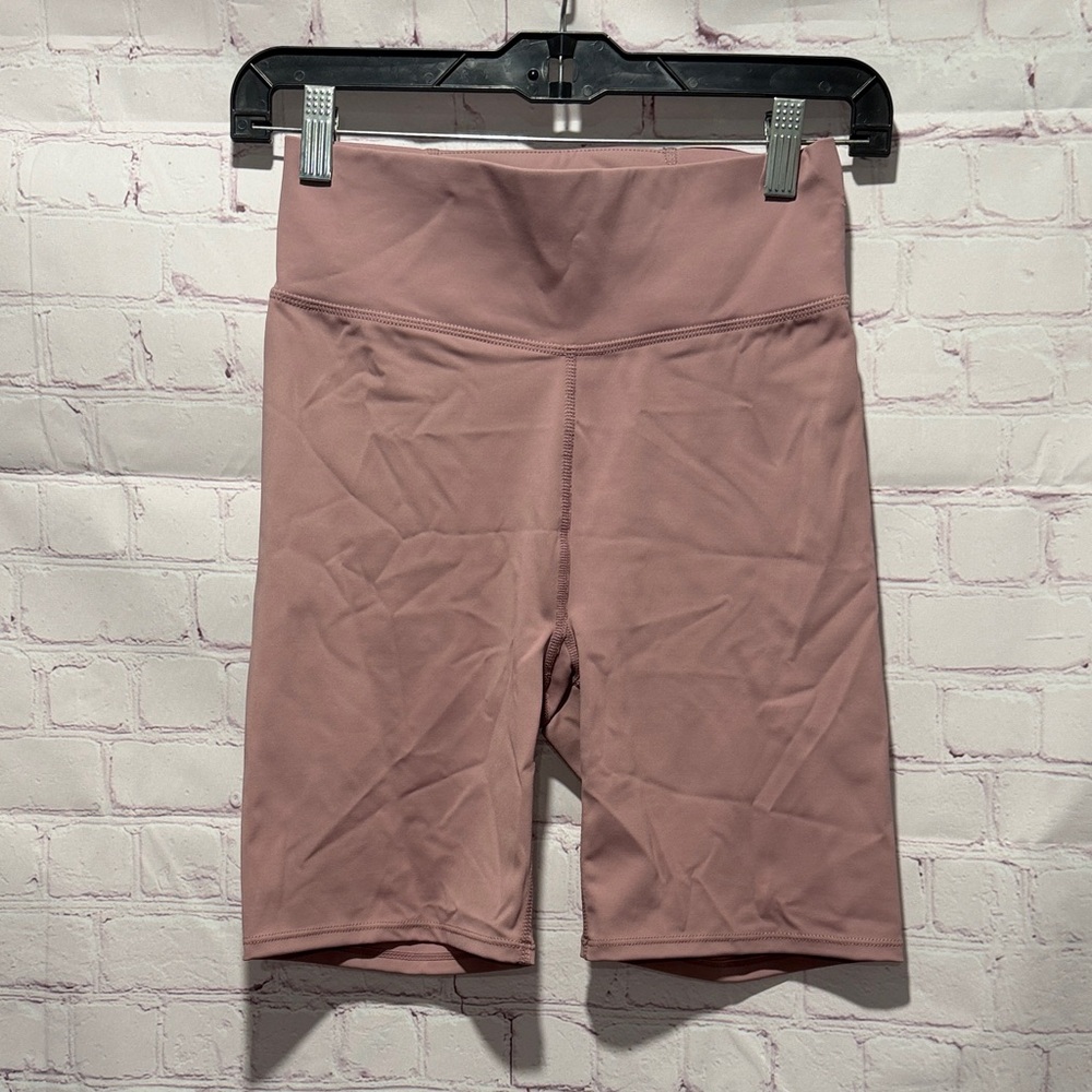 Madewell Women's Light Pink Athletic Biker Shorts Woman’s Size‎ Small